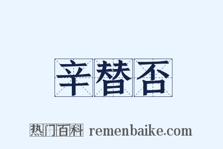 辛替否是什么意思的图片